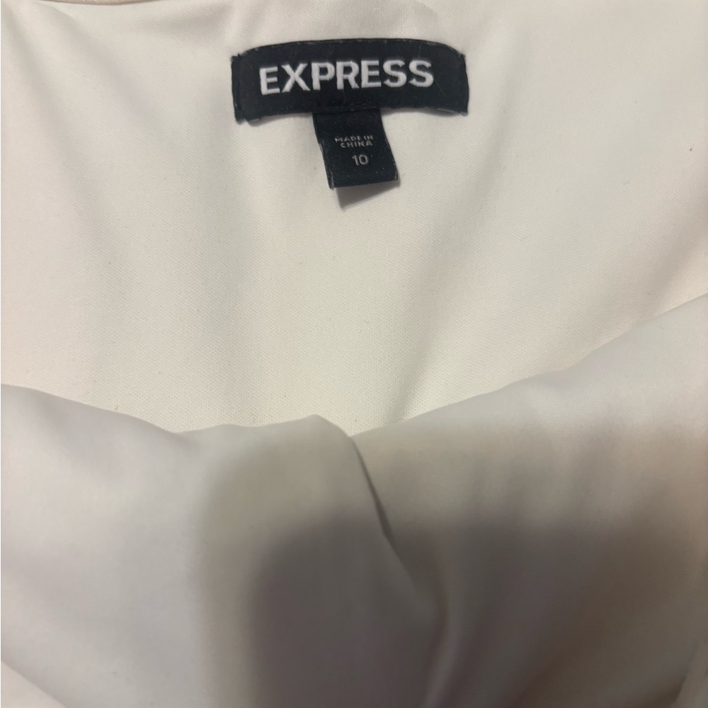 Express Strapless Sequin Bodice Jumpsuit - Picture 4 of 4